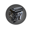 Fiat 124 spider engine icon
